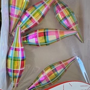 Plaid ornaments